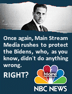 According to the loons at NBC, the disinformation campaign appears to have been successful in its goal of generating a smear against the former vice president's son. Amazing journalism there, NBC.